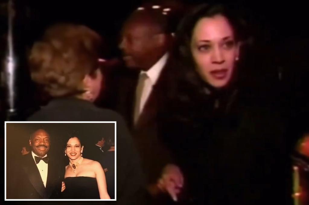 Kamala Harris asked if she's daughter of boyfriend -- and future San Francisco mayor -- Willie Brown in cringey resurfaced clip