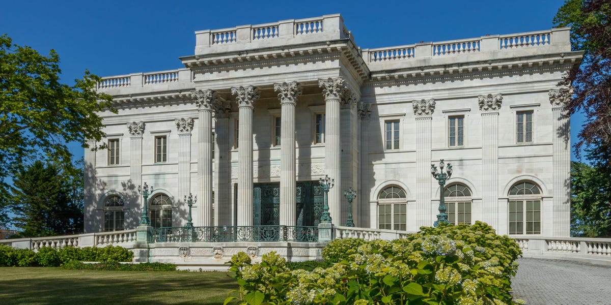 See inside Marble House, a 50-room Gilded Age mansion that a Vanderbilt heir gifted to his wife for her birthday