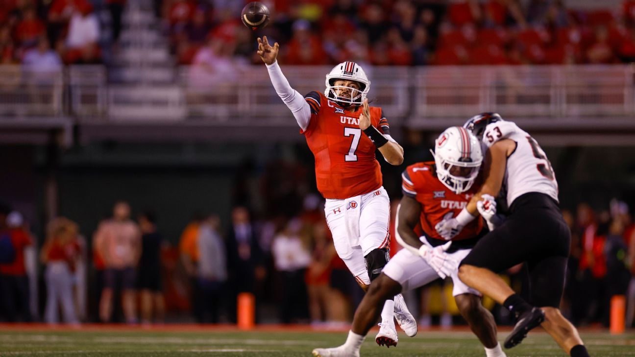 Welcome back: Utes' Rising shines in 5-TD return