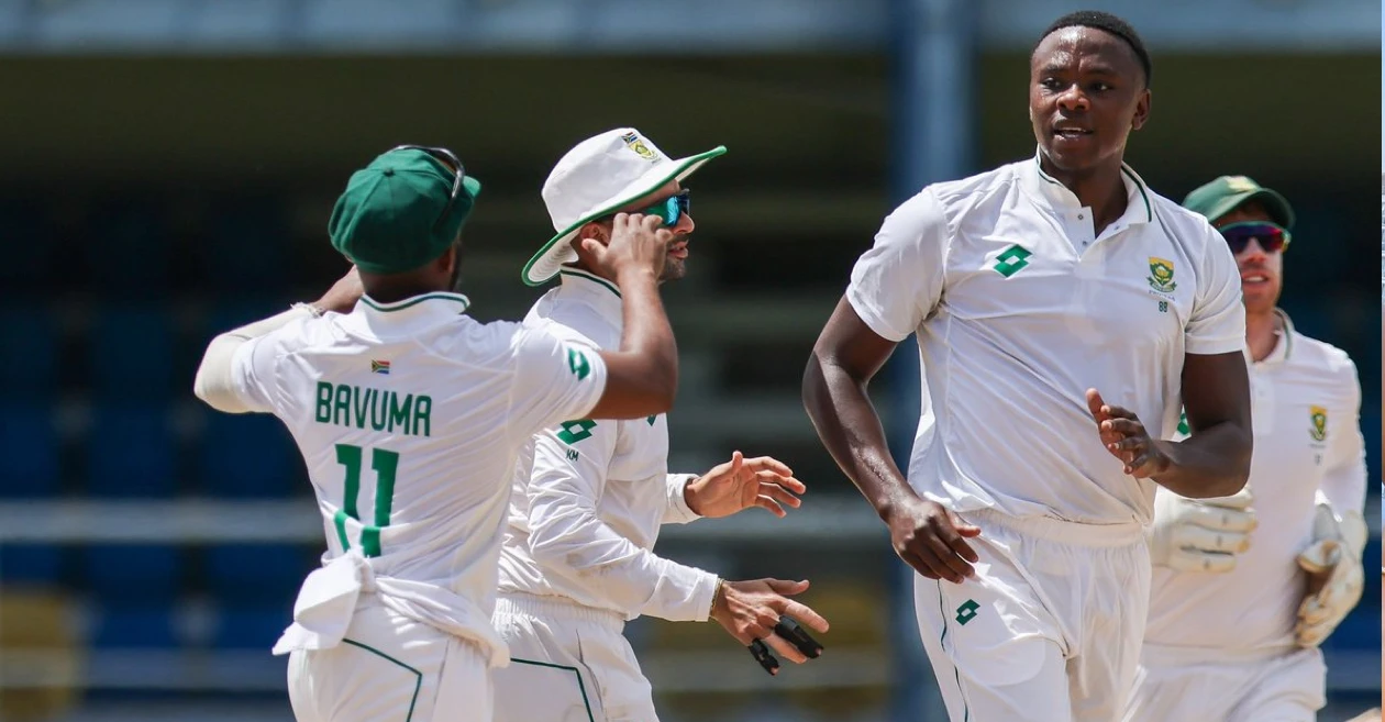 Kagiso Rabada, Keshav Maharaj guide South Africa to Test series victory over West Indies