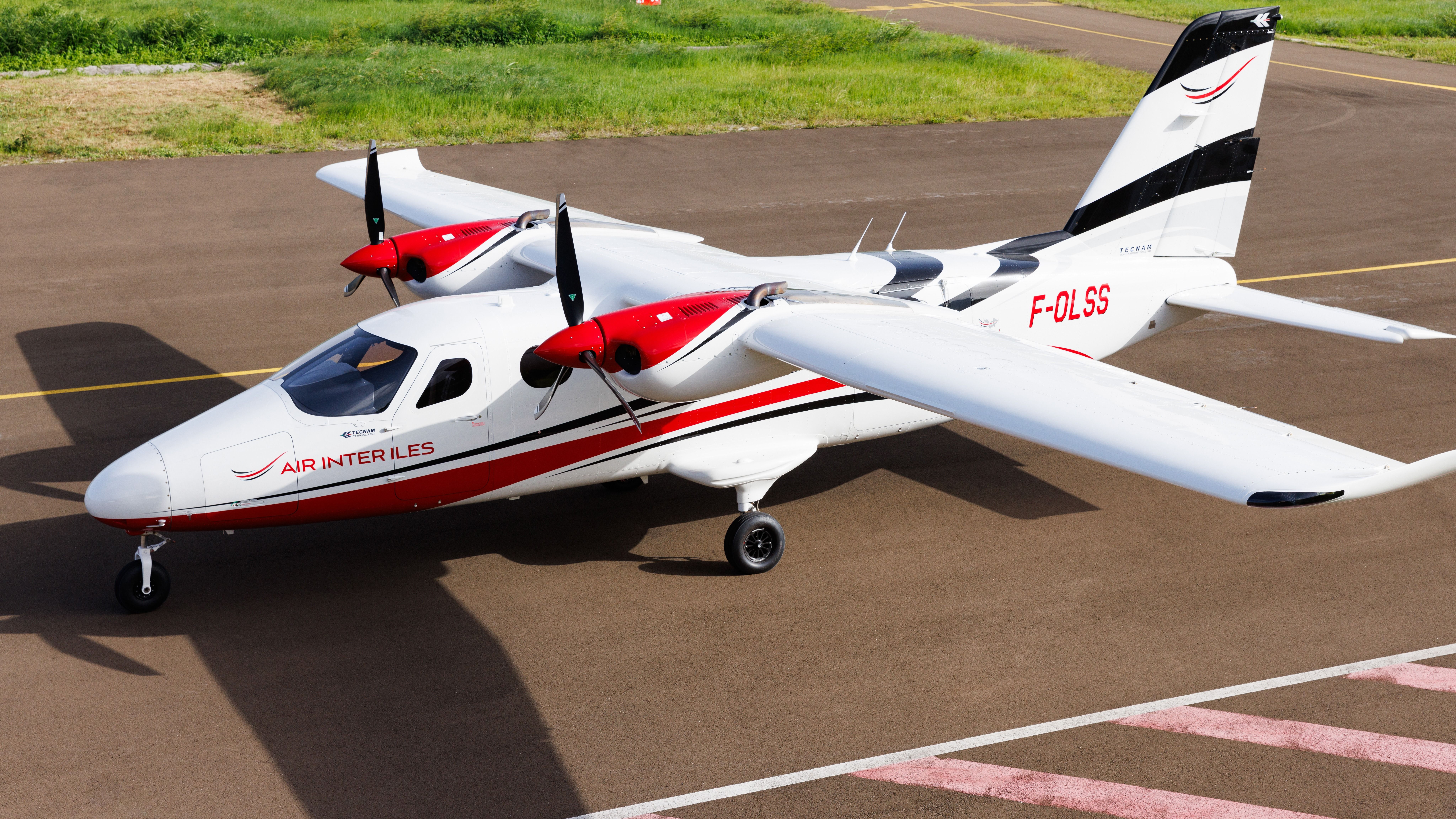 Tecnam P2012 STOL Takes-Off In Saint Barthelemy