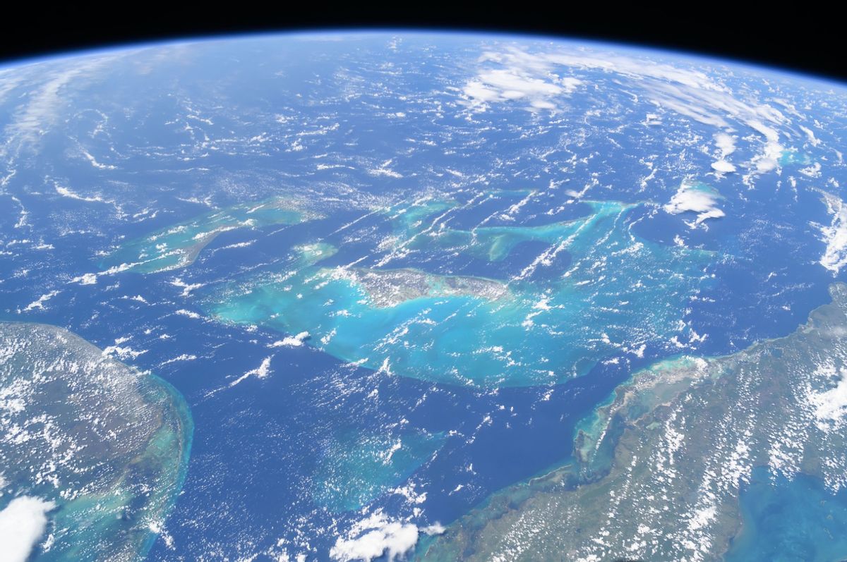 Authentic Photo of Caribbean Islands from Space?