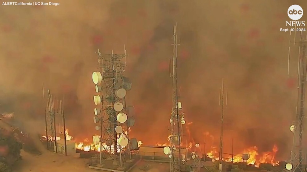 WATCH: Orange County wildfire engulfs more than 9,000 acres in California