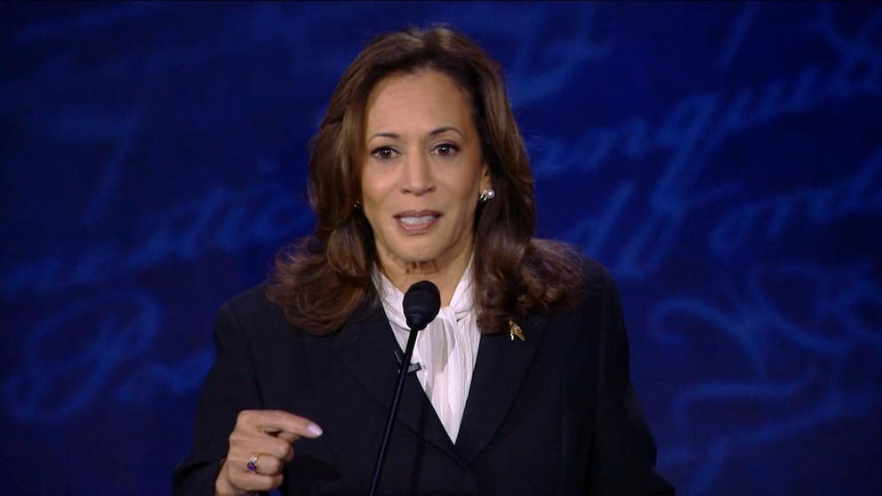 WATCH: Harris asked to address policy changes