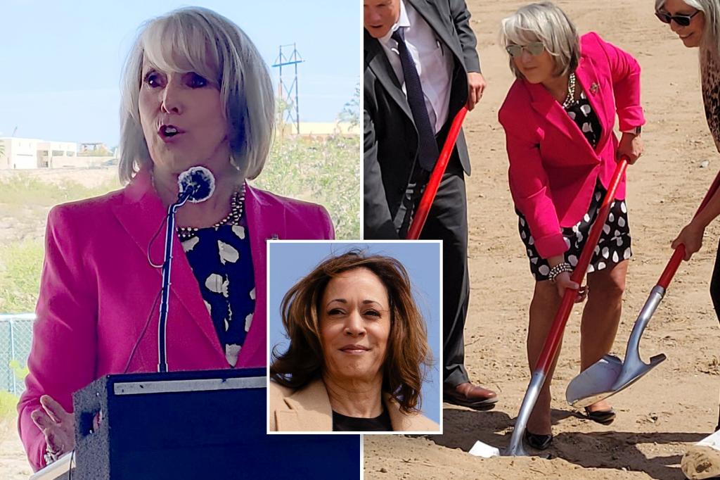 Harris surrogate, Gov. Michelle Lujan Grisham compares abortion services in New Mexico to the Underground Railroad