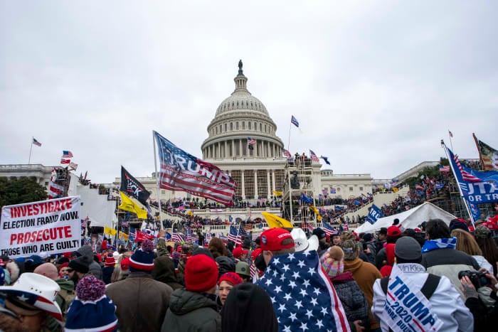 Army soldier charged with assaulting police officer with a flagpole during Capitol riot