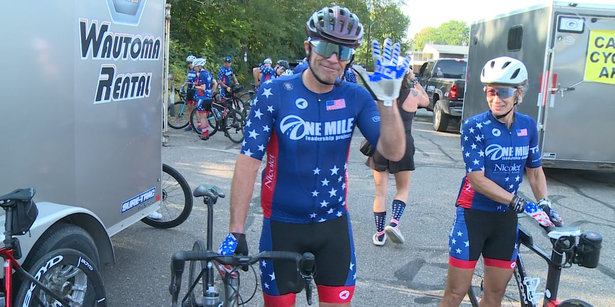 Riding hundres of miles for Gold Star Kids and 9/11 remembrance