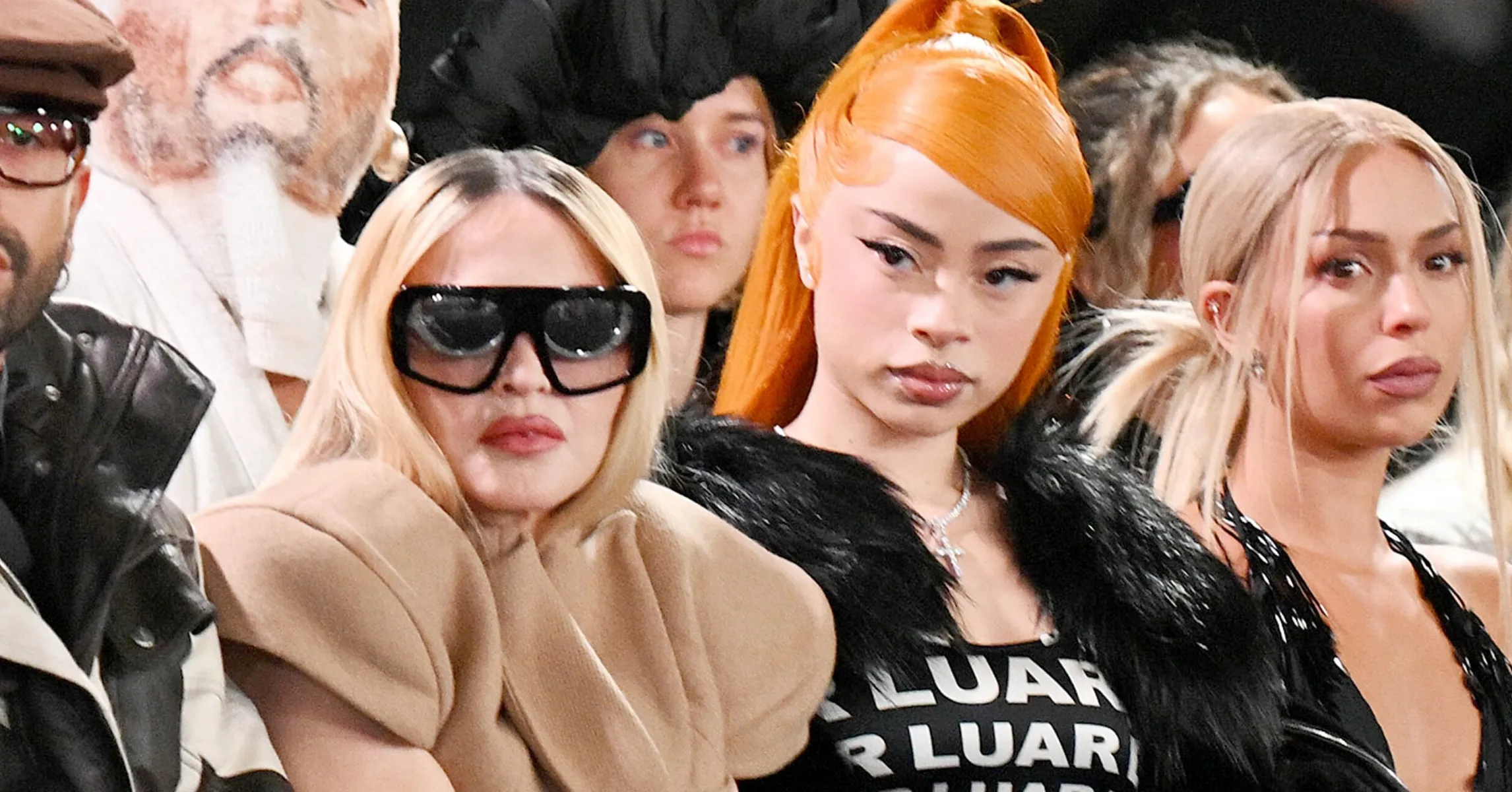 Ice Spice Links Up With Madonna At Luar NYFW Show