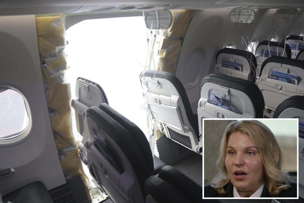 Alaska Airlines pilot, Emily Wiprud, had no clue Boein 737 Max 9 door plug blew off