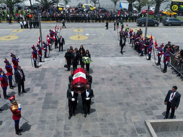 Peru declares 3 days of national mourning for former President Alberto Fujimori