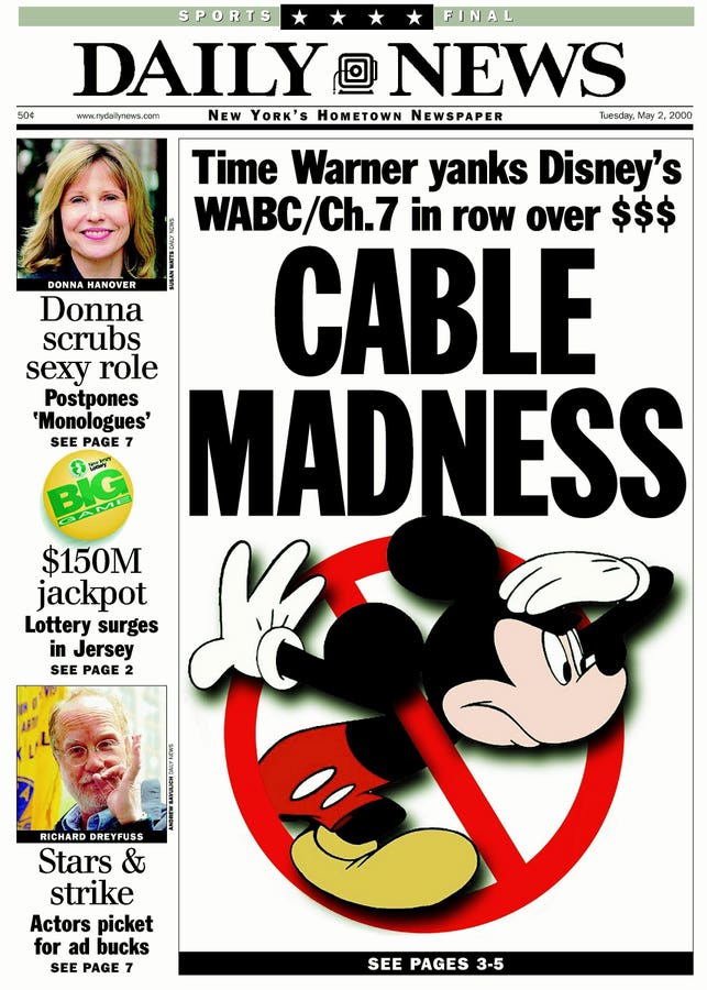 The Carriage Fee Negotiations Between Disney & DirecTV May Take Awhile