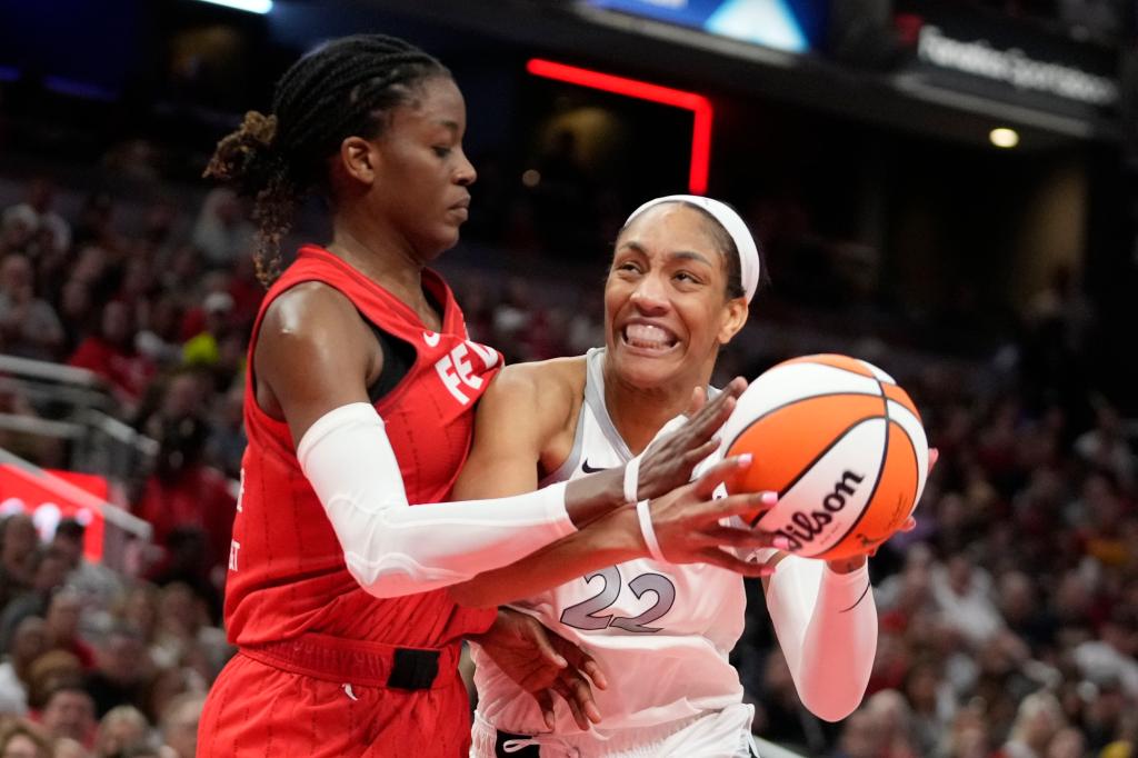 Las Vegas Aces star A'ja Wilson sets WNBA single-season scoring record