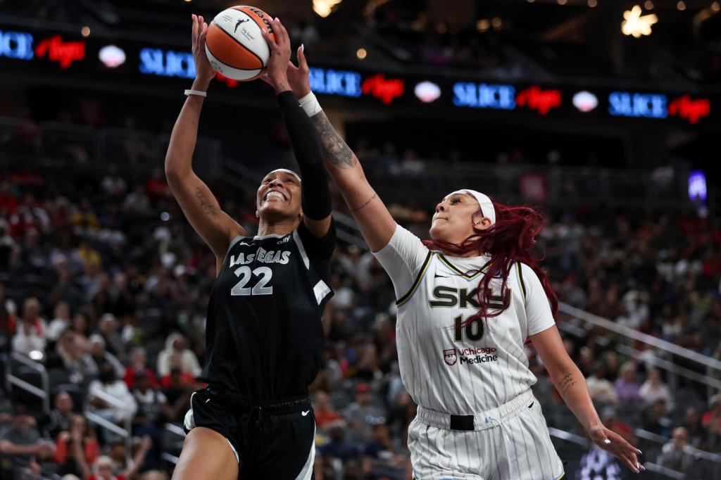 Las Vegas Aces star A’ja Wilson breaks WNBA single-season scoring record with 941st point