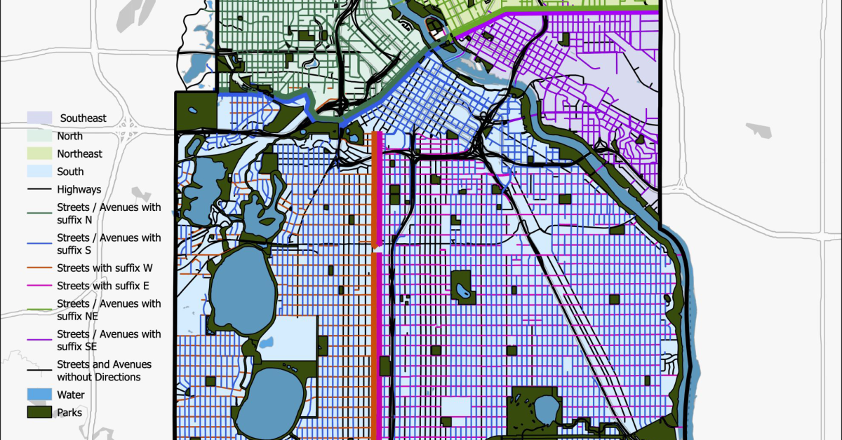 The Minneapolis Street Grid: Explained