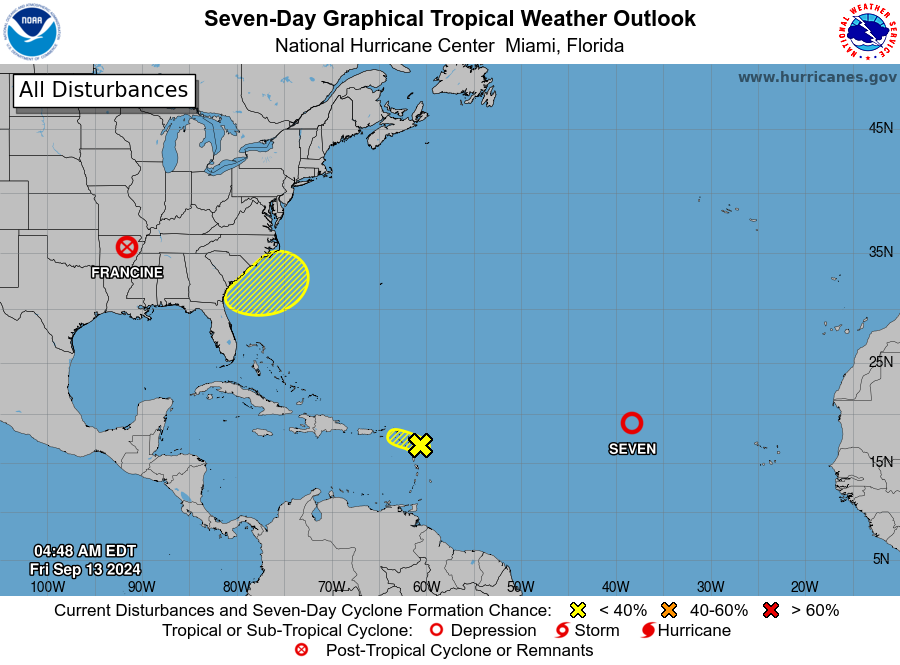 Will we see Tropical Storm Gordon today? Here's what the NHS is tracking, plus Polk's forecast