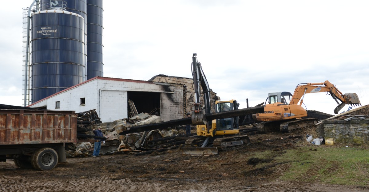 A thousand pigs just burned alive in a barn fire