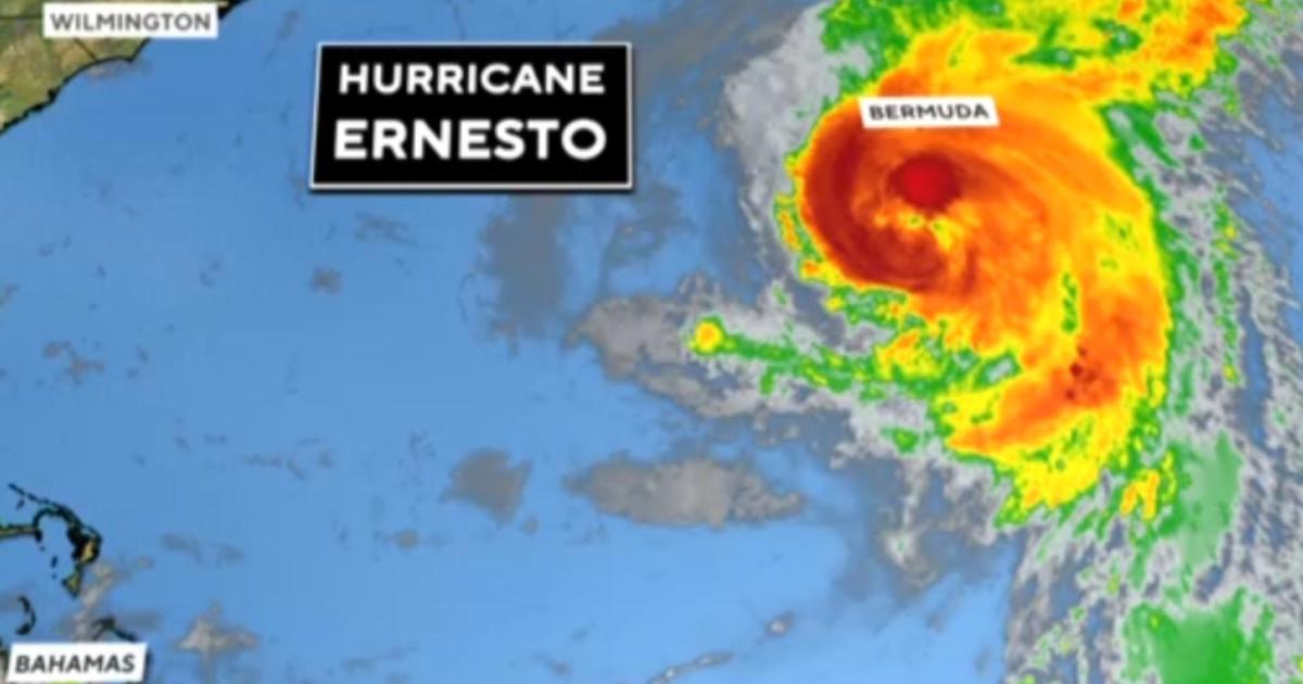 Bermuda braces for heavy wind and rain from Hurricane Ernesto