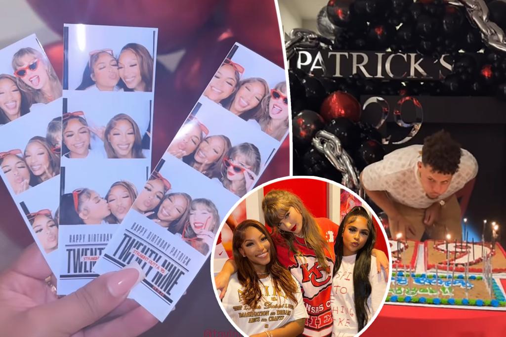 Taylor Swift parties at Patrick Mahomes' 29th birthday bash