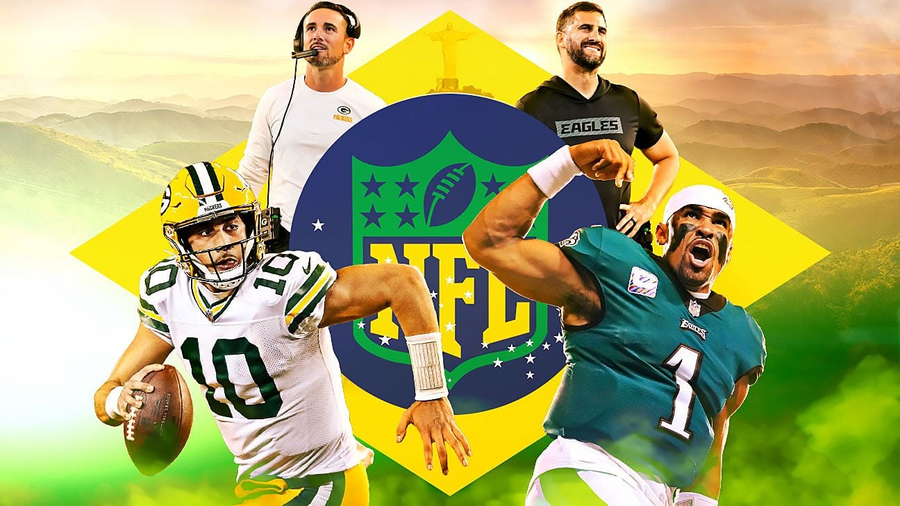 How the Packers, Eagles and 80,000 pounds of equipment made the first-ever trip to Brazil