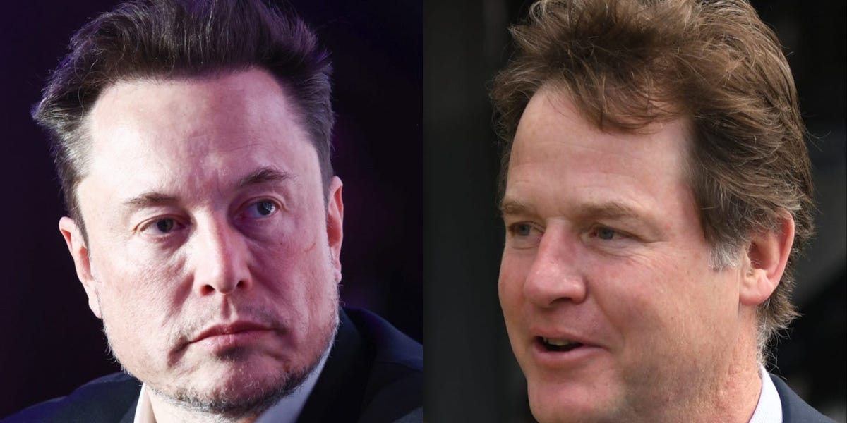 Meta exec Nick Clegg blasts Elon Musk's X as a 'tiny' platform for angry elites