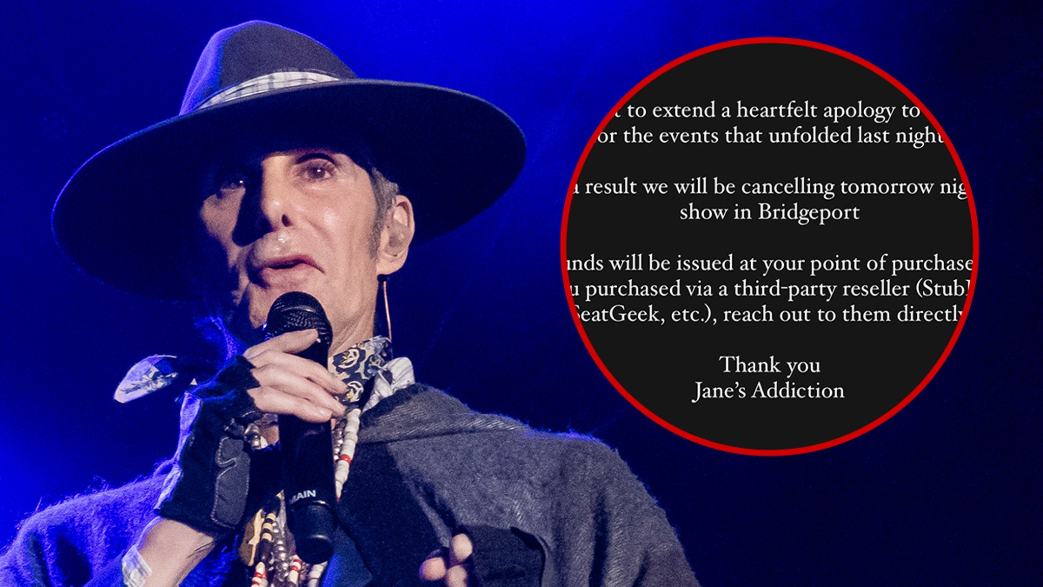 Jane's Addiction Apologizes To Fans After Fight Onstage In Boston