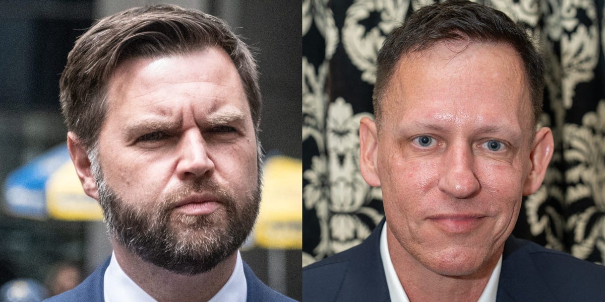 JD Vance urges Peter Thiel to back Trump: 'Get off the sidelines'