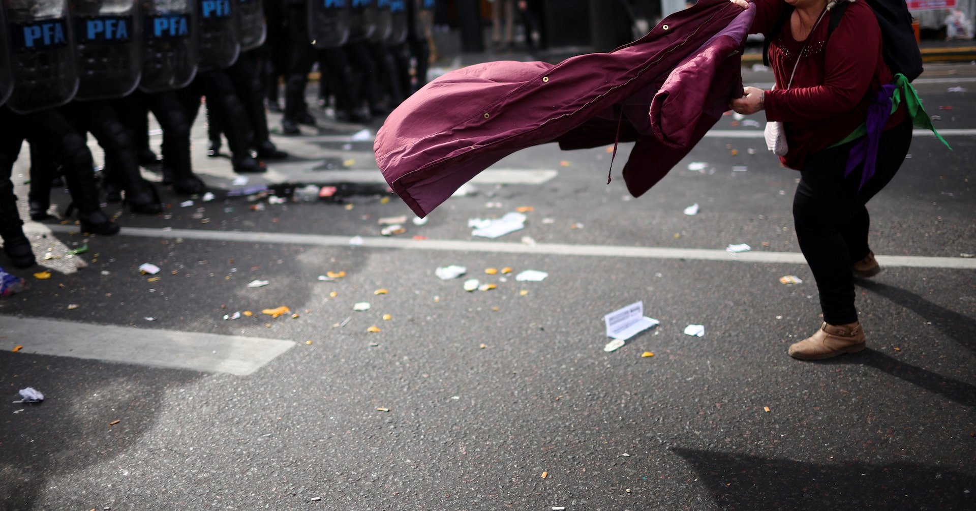 Clashes outside Argentina Congress after pension hike blocked