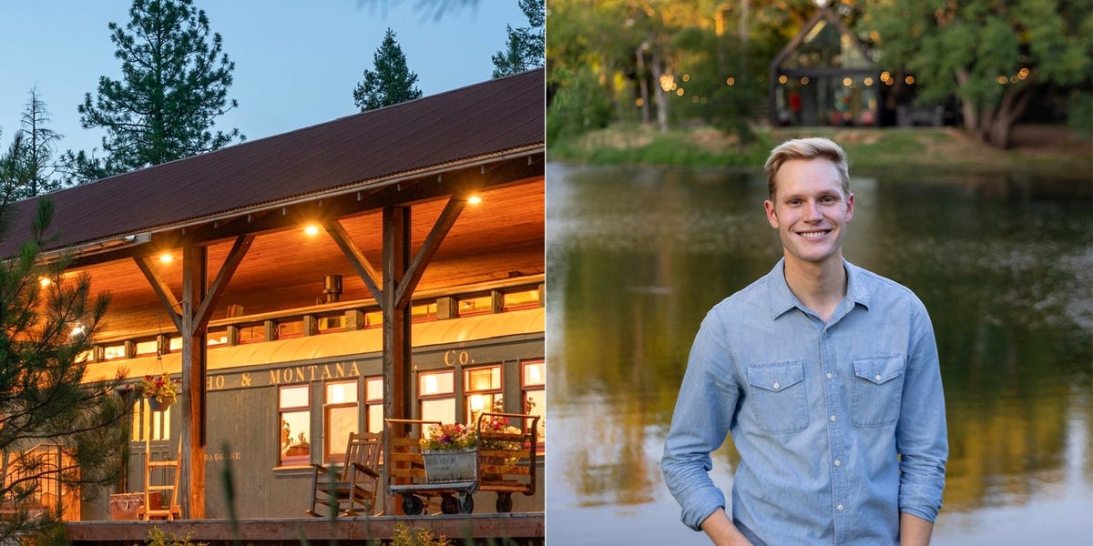 I restored a 1900s train car with my dad and turned it into an Airbnb. Now it's paid for itself.