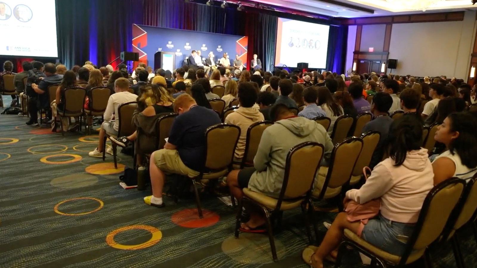 First-time voters discuss political issues at gathering in Washington, DC