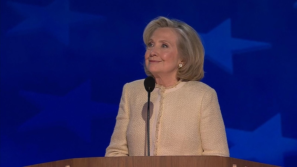 WATCH: Hillary Clinton thanks Joe Biden for a 'lifetime of service' during DNC speech