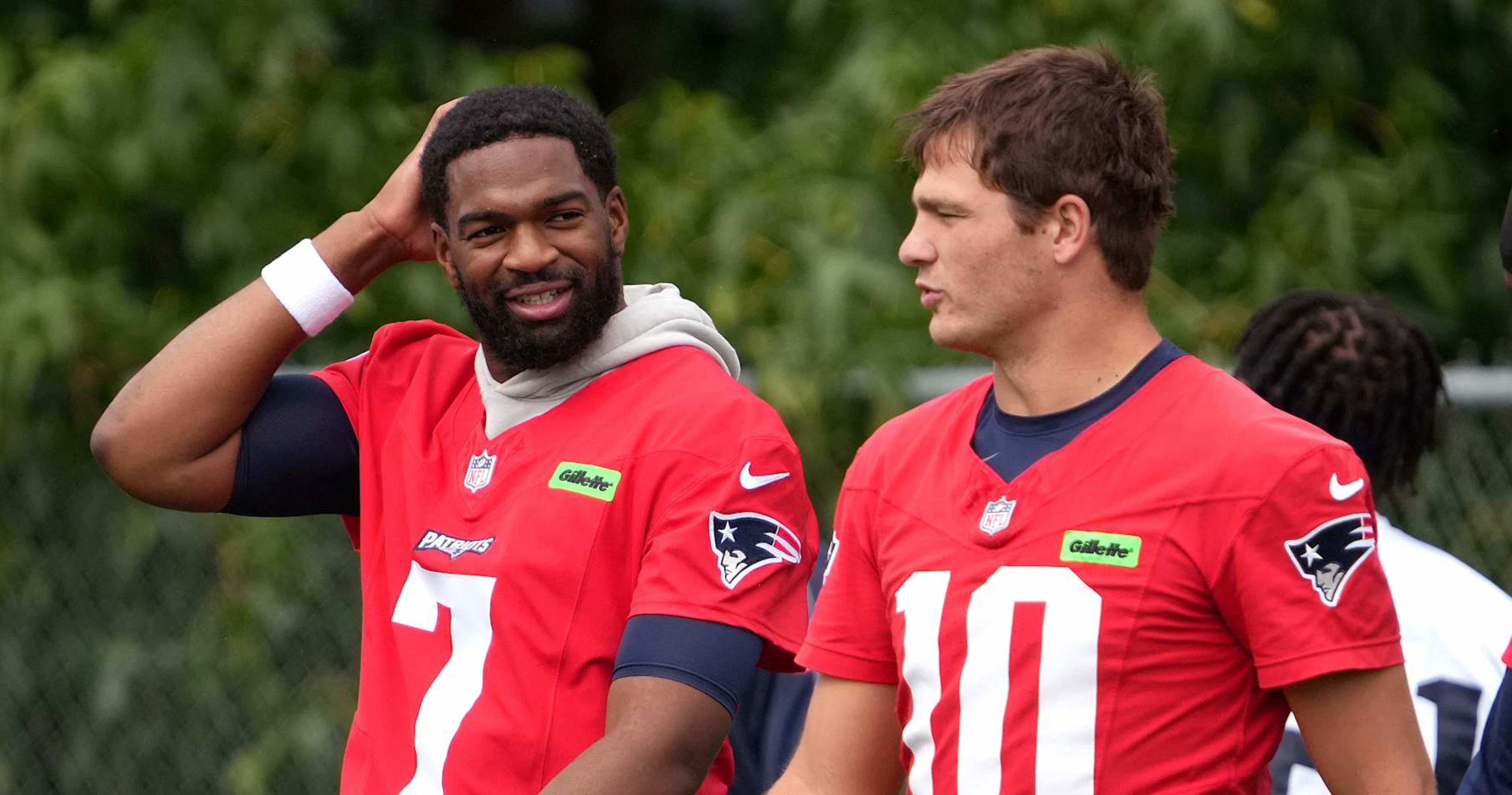 Video: Tom Brady Backs Patriots' Decision to Sit Drake Maye Behind Jacoby Brissett