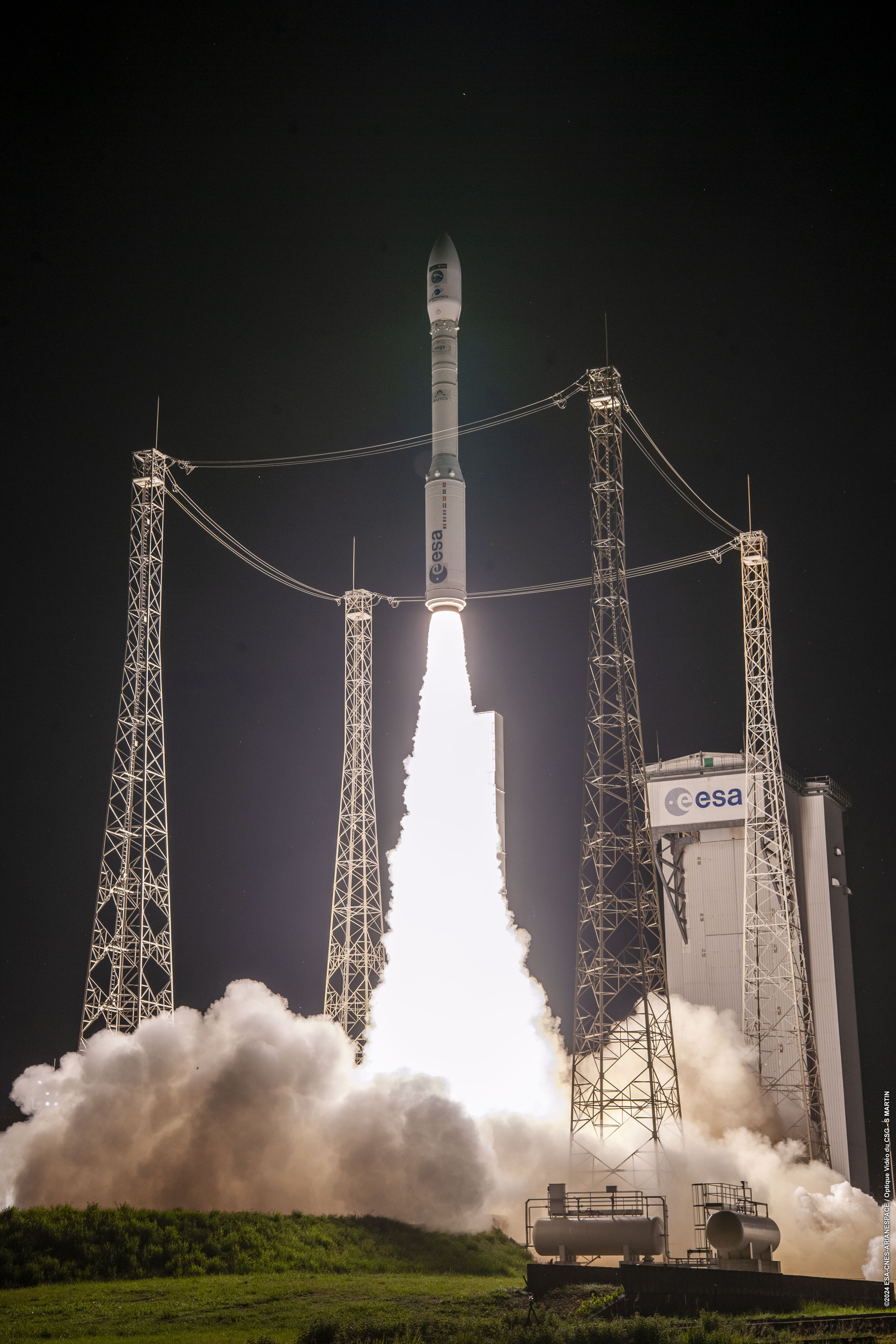 Europe's Vega rocket launches in French Guiana