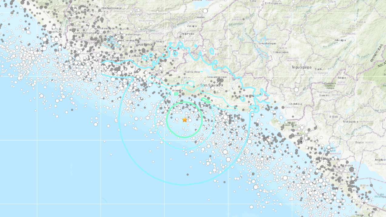 Sismo de magnitud 6,1 sacude El Salvador, según el USGS