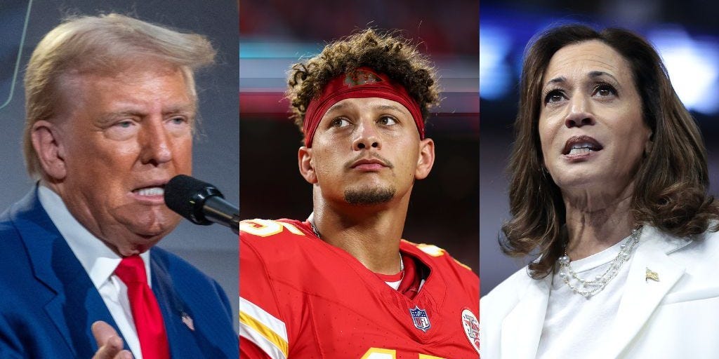 Patrick Mahomes says he won't endorse Trump or Harris