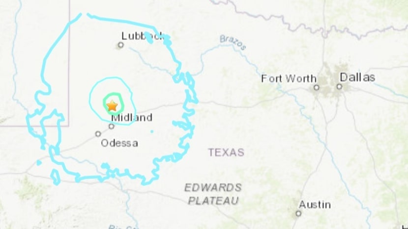 5.1 magnitude earthquake centered in West Texas rattles Dallas, Austin