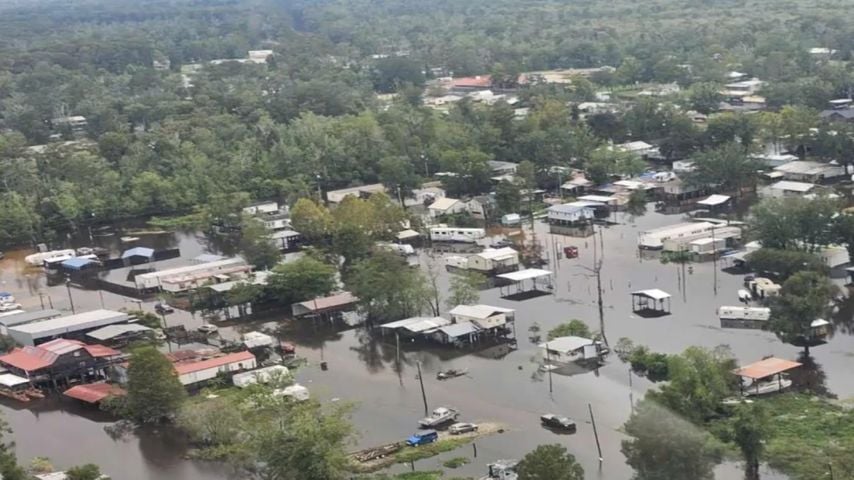 Biden grants major disaster declaration request for parishes hardest hit by Hurricane Francine