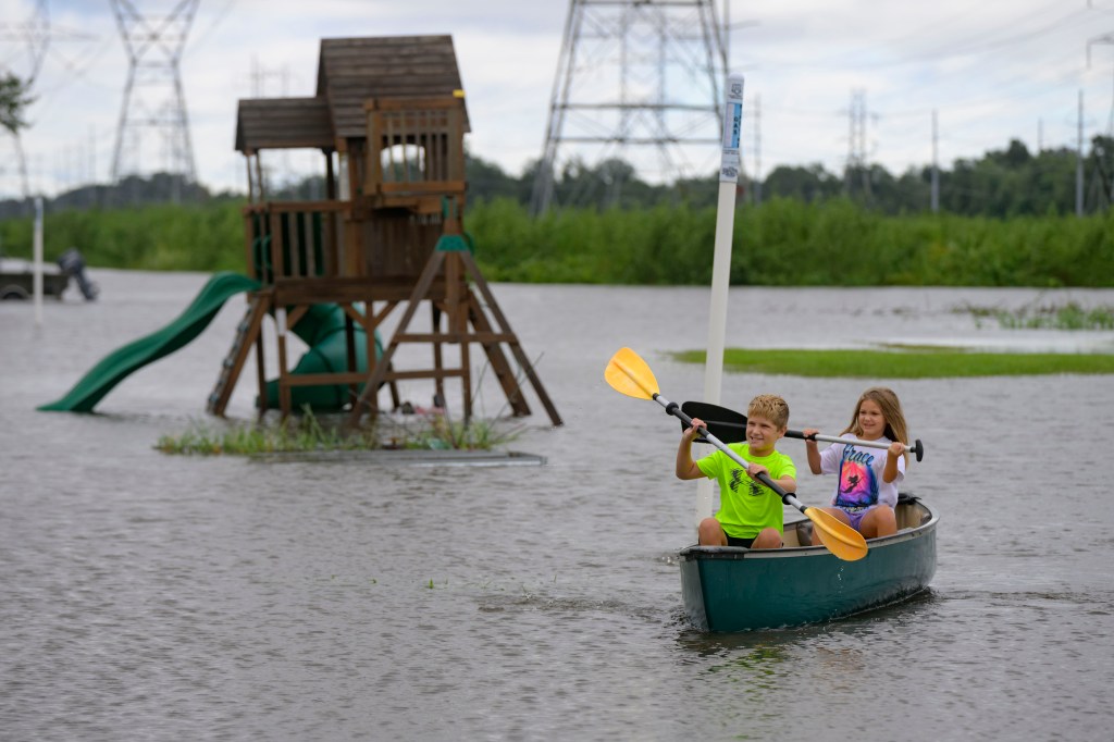 Francine pummels Louisiana as Category 2 hurricane