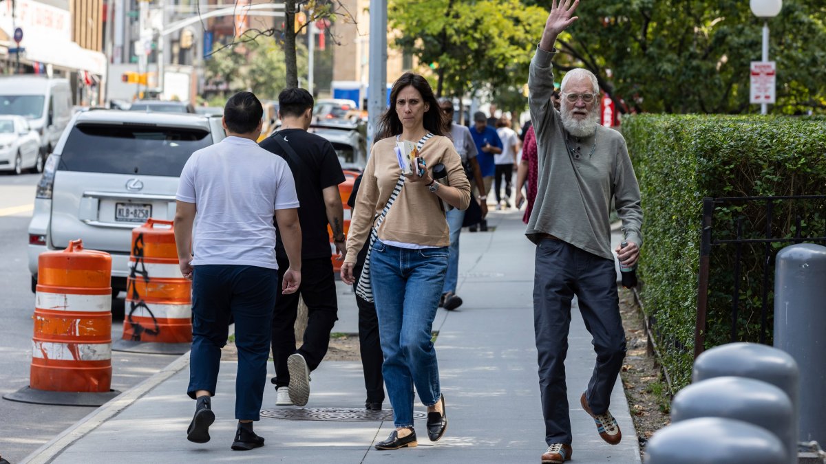 David Letterman auditions for jury duty in New York City