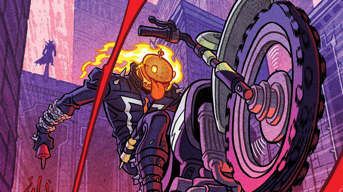 Ghost Rider is a hamburger, Wolverine is a banana, and more Marvel characters get wacky mash-ups in Marvel x Fortnite variant covers