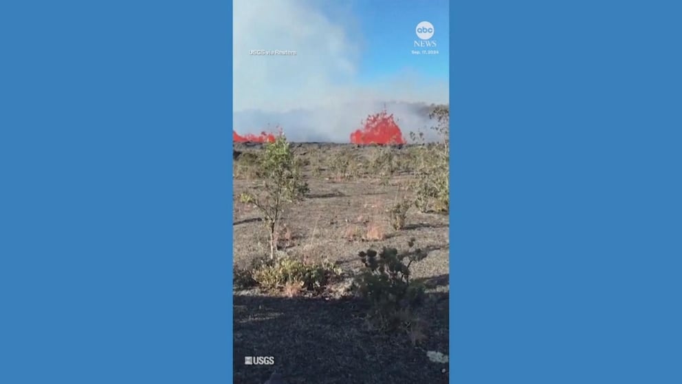 WATCH: Hawaii's Kilauea volcano is erupting again