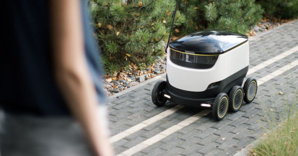 You might get offered promo codes if one of these delivery robots runs into you