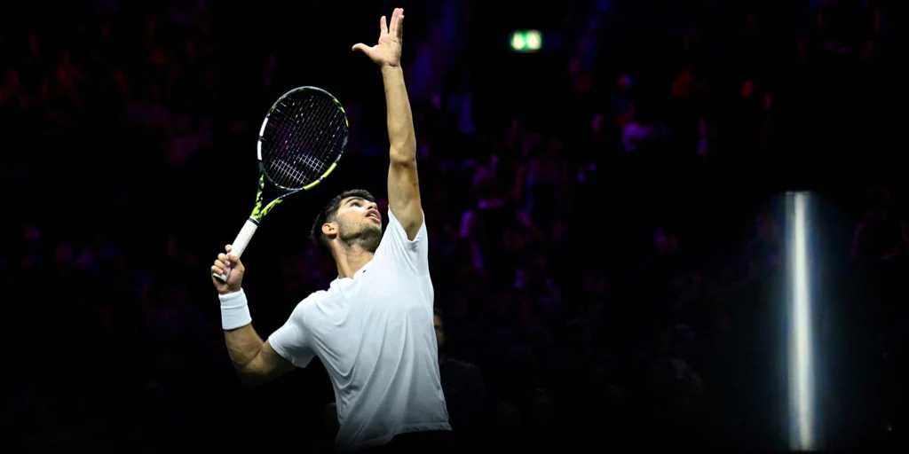 Carlos Alcaraz en la Laver Cup: horario, canal de televisión y dónde ver online el partido del murciano con el Team Europa hoy