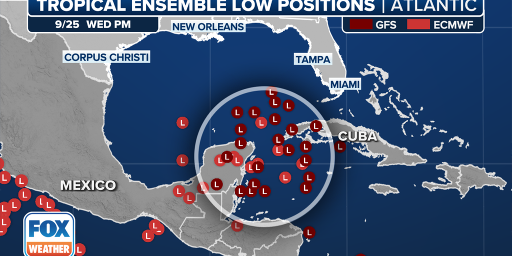 Brewing tropical threat could play out in four different ways...