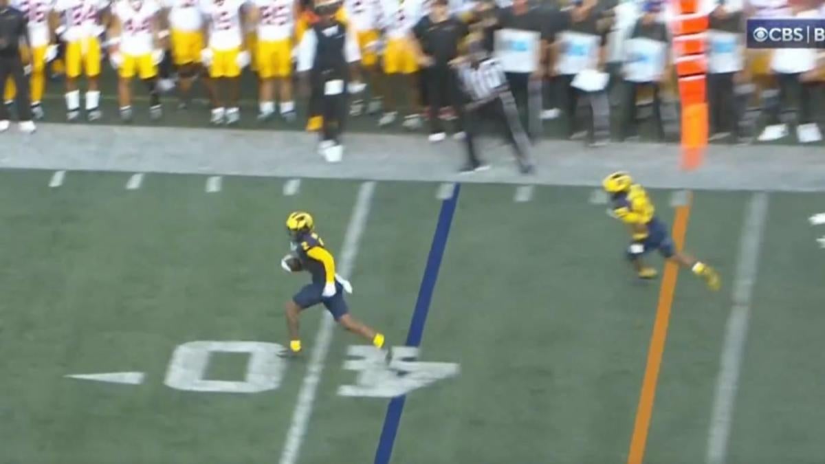 WATCH: Michigan CB Will Johnson breaks school record with 42-yard interception return TD against USC