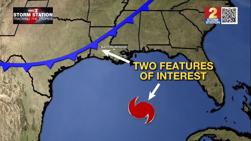 Sunday PM Forecast: Tracking a cool front, plus a disturbance soon to enter Gulf of Mexico