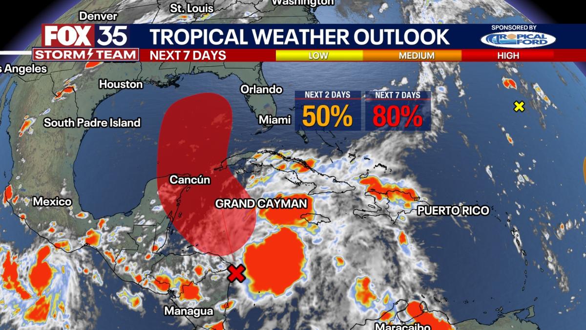 Invest 97L tracker: Path, spaghetti models, forecast toward Gulf of Mexico, Florida, Alabama