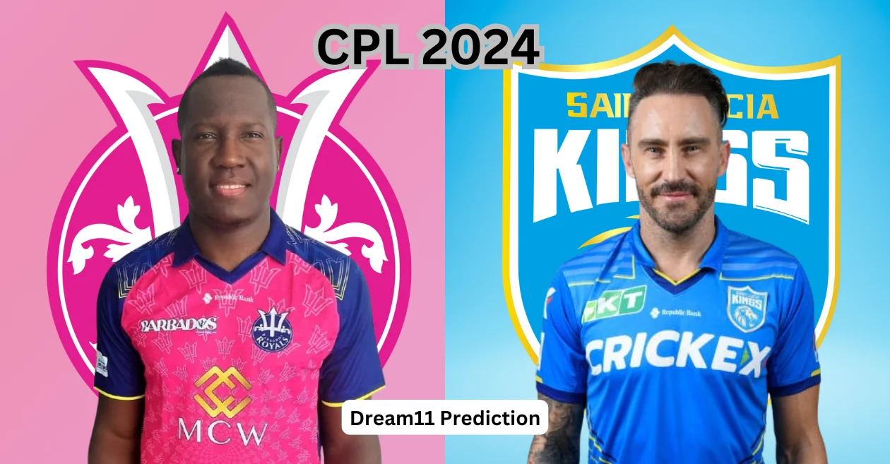 BR vs SLK, CPL 2024: Match Prediction, Dream11 Team, Fantasy Tips & Pitch Report | Barbados Royals vs Saint Lucia Kings