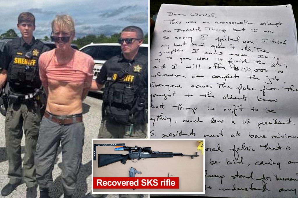 Assault rifle allegedly used by Ryan Wesley Routh in attempt to kill Trump revealed