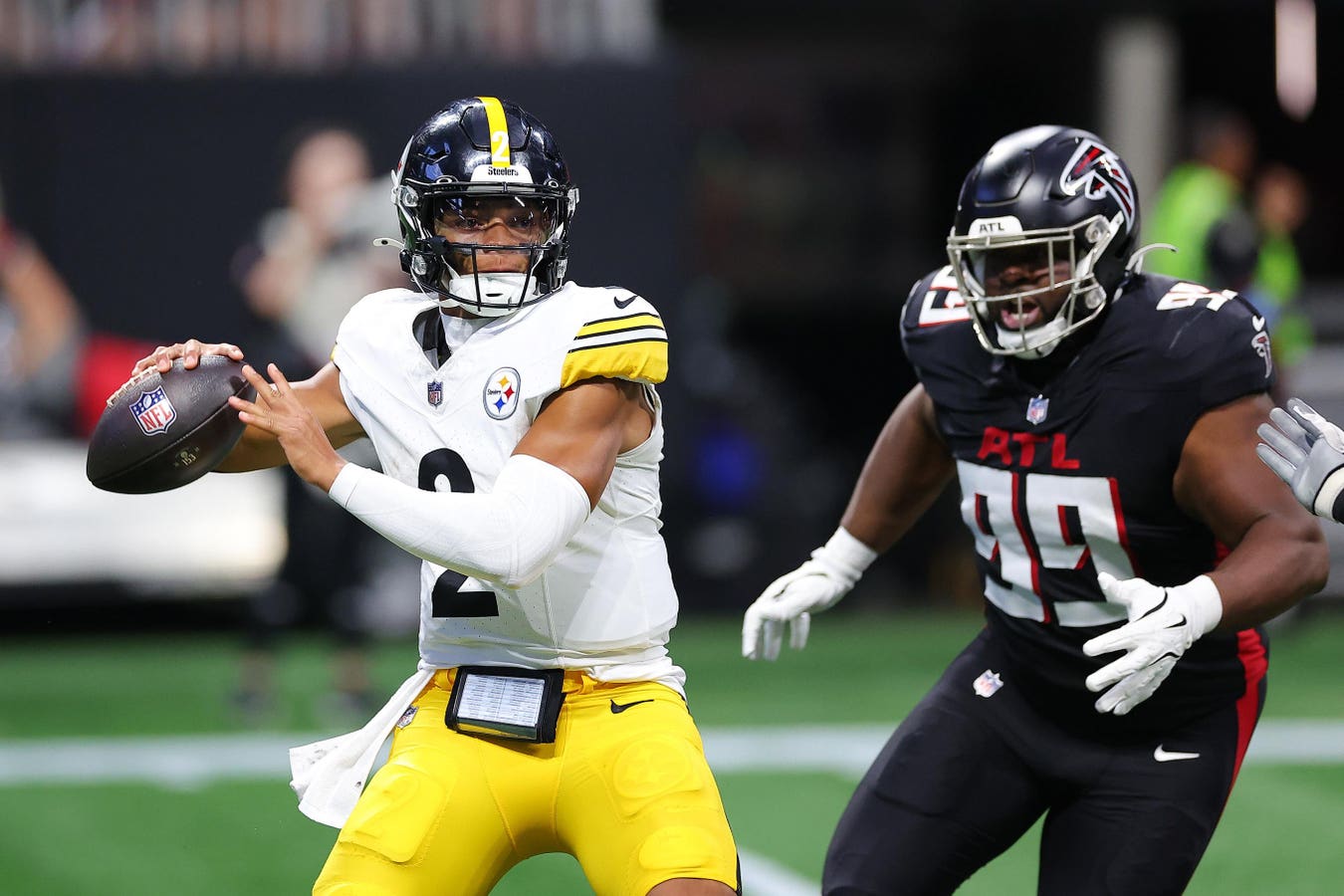 It Makes No Sense Justin Fields Is The Quarterback For The Pittsburgh Steelers Instead Of The Atlanta Falcons