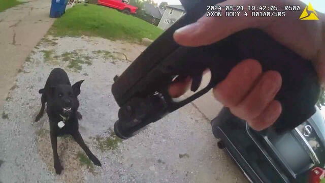 Police Bodycam Footage Shows Cop Shooting Family Dog